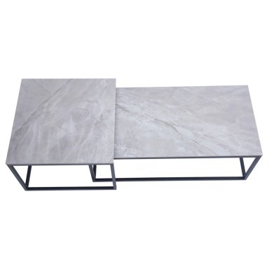 MESA RIPLEY HOME DALLAS METAL 110 X 65 CM GRIS - 3