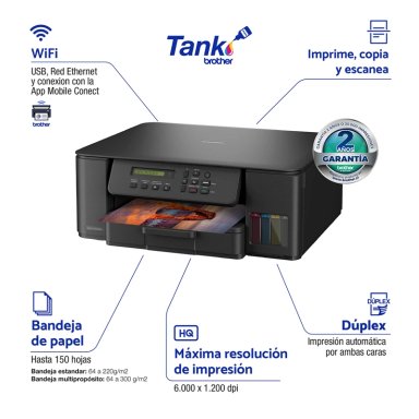IMPRESORA MULTIFUNCIONAL BROTHER DCP-T530DW WIFI DUPLEX - 2