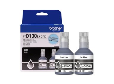 TINTA PARA IMPRESORA BROTHER BTD100BK 2PK NEGRO - 1