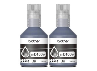 TINTA PARA IMPRESORA BROTHER BTD100BK 2PK NEGRO - 2
