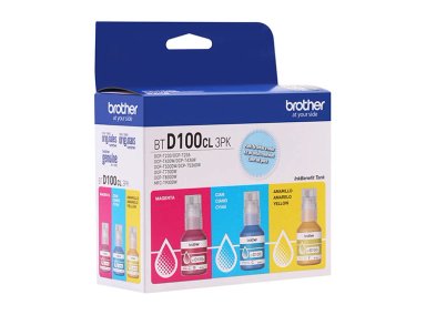 TINTAS PARA IMPRESORA BROTHER BTD100 CIAN MAGENTA AMARILLO - 4
