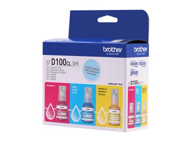 TINTAS PARA IMPRESORA BROTHER BTD100 CIAN MAGENTA AMARILLO - 5