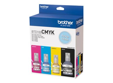TINTAS PARA IMPRESORA BROTHER BTD100CMYK CIAN MAGENTA AMARILLO NEGRO - 5