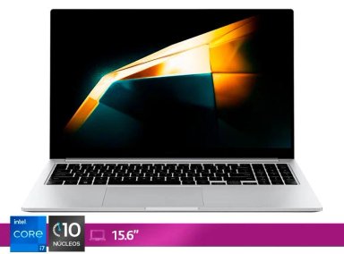 NOTEBOOK SAMSUNG GALAXY BOOK4 INTEL CORE I7 16GB RAM 512GB SSD 15.6” SILVER - 1