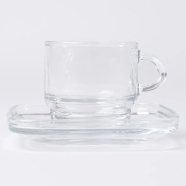 TAZA CON PLATO RIPLEY HOME 90 ML VIDRIO 8 PIEZAS - 4