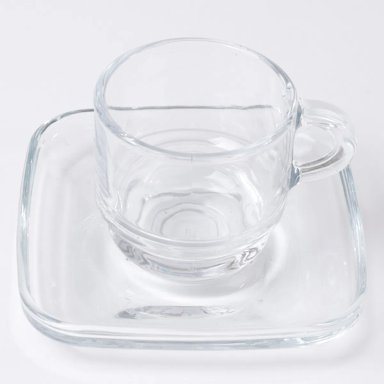 TAZA CON PLATO RIPLEY HOME 90 ML VIDRIO 8 PIEZAS - 5