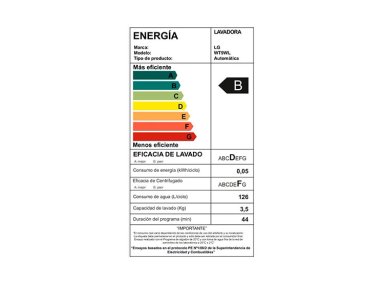 LAVADORA CARGA SUPERIOR LG WT9WL 9KG BLANCO - 11