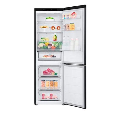 REFRIGERADOR BOTTOM FREEZER LG GB37BPT 344L NO FROST NEGRO - 2