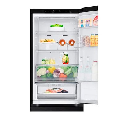 REFRIGERADOR BOTTOM FREEZER LG GB37BPT 344L NO FROST NEGRO - 7