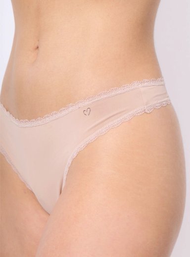 PACK 3 CALZONES COLALESS MICROFIBRA MUJER INDEX NUDE ENCAJE CLZP324-613 - 6
