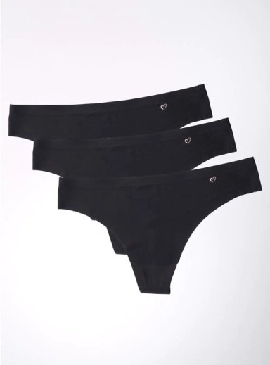 PACK 3 CALZONES COLALESS MICROFIBRA MUJER INDEX INTIME LÁSER CLZP324-616 - 1