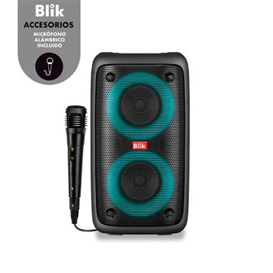 PARLANTE BLUETOOTH KARAOKE CON MICRÓFONO BLIK VOICE3 - 6