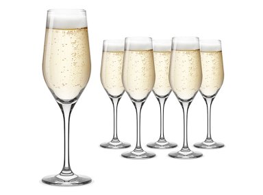 SET 6 COPAS HAUSMANN FLUTE MONTALCINO 285 ML - 1