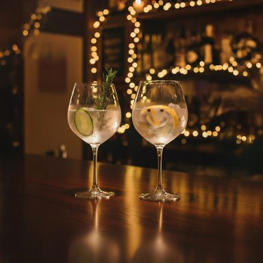 SET 6 COPAS HAUSMANN GIN 750 ML - 1