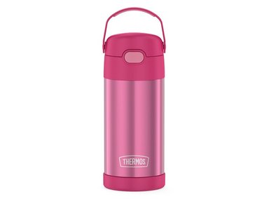 BOTELLA THERMOS KIDS ACERO INOXIDABLE 355ML ROSA - 1