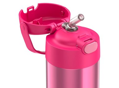 BOTELLA THERMOS KIDS ACERO INOXIDABLE 355ML ROSA - 2