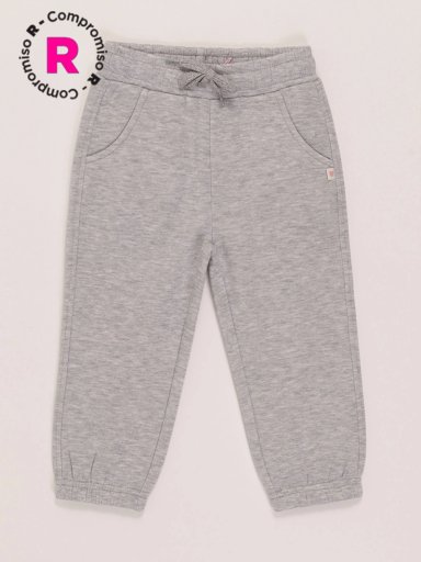 PANTALÓN BUZO NIÑA BABY HARVEST BÁSICO - 1