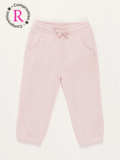 PANTALÓN BUZO NIÑA BABY HARVEST BÁSICO - 1