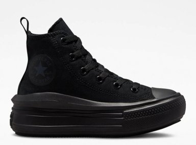 ZAPATILLAS UNISEX CONVERSE ESCOLARES NEGRO CHUCK TAYLOR ALL STAR MOVE - 1