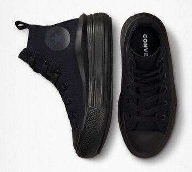 ZAPATILLAS UNISEX CONVERSE ESCOLARES NEGRO CHUCK TAYLOR ALL STAR MOVE - 5