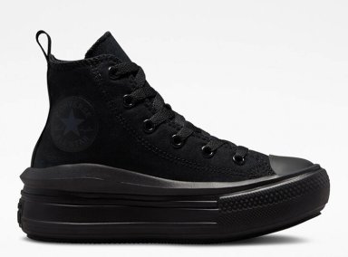 ZAPATILLAS UNISEX CONVERSE ESCOLARES NEGRO CHUCK TAYLOR ALL STAR MOVE - 1