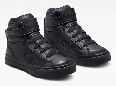 ZAPATILLAS UNISEX CONVERSE ESCOLARES NEGRO PRO BLAZE STRAP - 2