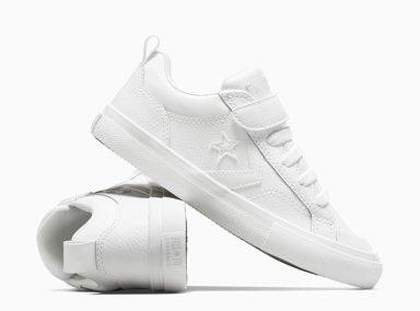 ZAPATILLAS UNISEX CONVERSE ESCOLARES BLANCO PRO BLAZE STRAP - 4