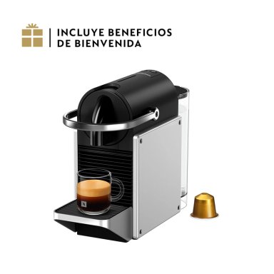 CAFETERA NESPRESSO PIXIE SILVER O.7 LT - 1