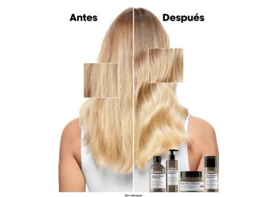 MÁSCARA ABSOLUT REPAIR LORÉAL PROFESSIONNEL MOLECULAR DE REPARACIÓN MOLECULAR PROFUNDA PARA CABELLO DAÑADO 250 ML - 7