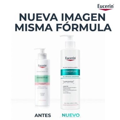 GEL LIMPIADOR EUCERIN DERMOPURE TRIPLE EFFECT 400 ML - 3
