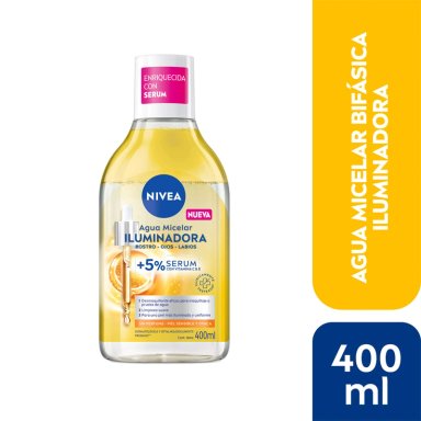 AGUA MICELAR BIFÁSICA NIVEA ILUMINADORA 400 ML - 2