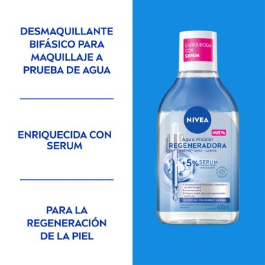 AGUA MICELAR BIFÁSICA NIVEA REGENERADORA 400 ML - 3