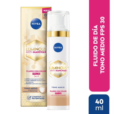 FLUIDO ANTIMANCHAS NIVEA LUMINOUS630® MEDIUM 40 ML - 2