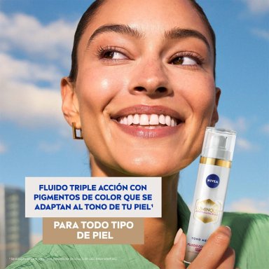 FLUIDO ANTIMANCHAS NIVEA LUMINOUS630® MEDIUM 40 ML - 4