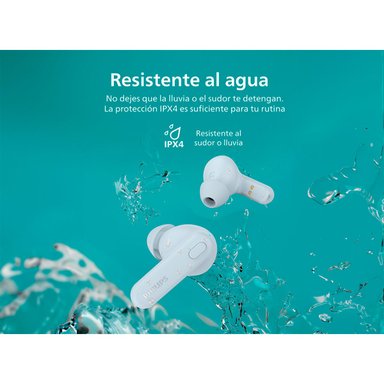 AUDÍFONOS PHILIPS TRUE WIRELESS TAT1108 AZUL BLUETOOTH - 8