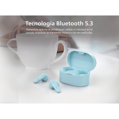 AUDÍFONOS PHILIPS TRUE WIRELESS TAT1138 AZUL BLUETOOTH - 11