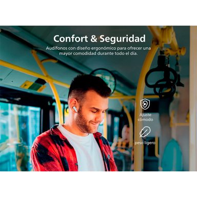 AUDÍFONOS PHILIPS TRUE WIRELESS TAT1138 AZUL BLUETOOTH - 9