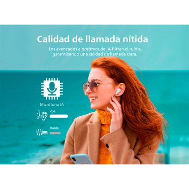 AUDÍFONOS PHILIPS TRUE WIRELESS TAT1138 BLANCO BLUETOOTH - 6