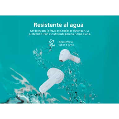 AUDÍFONOS PHILIPS TRUE WIRELESS TAT1138 BLANCO BLUETOOTH - 8
