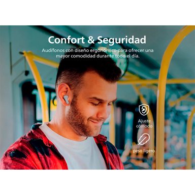 AUDÍFONOS PHILIPS TRUE WIRELESS TAT1138 BLANCO BLUETOOTH - 9