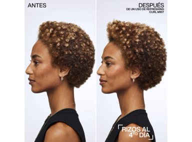 SPRAY REVITALIZANTE PARA RIZOS CABELLO RIZADO REVIVE E HIDRATA ENTRE LAVADOS HYBRID CURLS 250ML REDKEN - 4