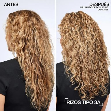 GEL DEFINIDOR DE RIZOS PARA CABELLO RIZADO DEFINICIÓN Y CONTROL SIN RESIDUOS HYBRID CURLS 250ML REDKEN - 3