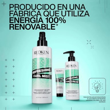 GEL DEFINIDOR DE RIZOS PARA CABELLO RIZADO DEFINICIÓN Y CONTROL SIN RESIDUOS HYBRID CURLS 250ML REDKEN - 10