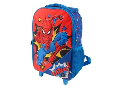 MOCHILA INFANTIL SPIDERMAN CON RUEDAS - 2