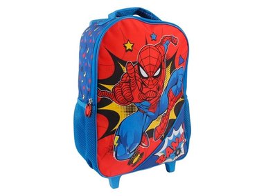 MOCHILA INFANTIL SPIDERMAN CON RUEDAS - 3