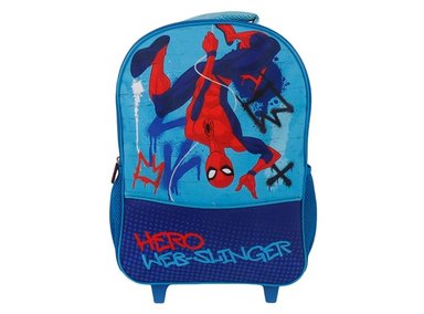 MOCHILA INFANTIL SPIDERMAN CON RUEDAS - 6
