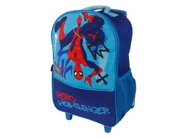 MOCHILA INFANTIL SPIDERMAN CON RUEDAS - 7
