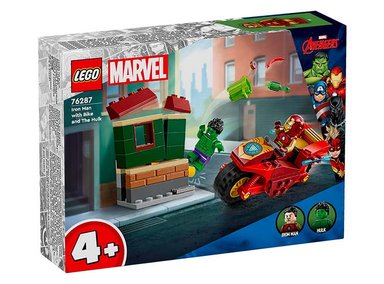 LEGO IRON MAN CON MOTO Y HULK 76287 - 1