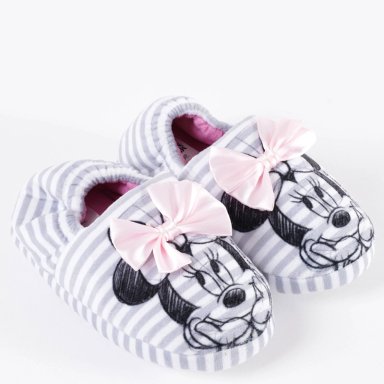 PANTUFLAS NIÑA MINNIE GRIS DISNEY - 2