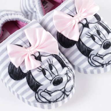 PANTUFLAS NIÑA MINNIE GRIS DISNEY - 6